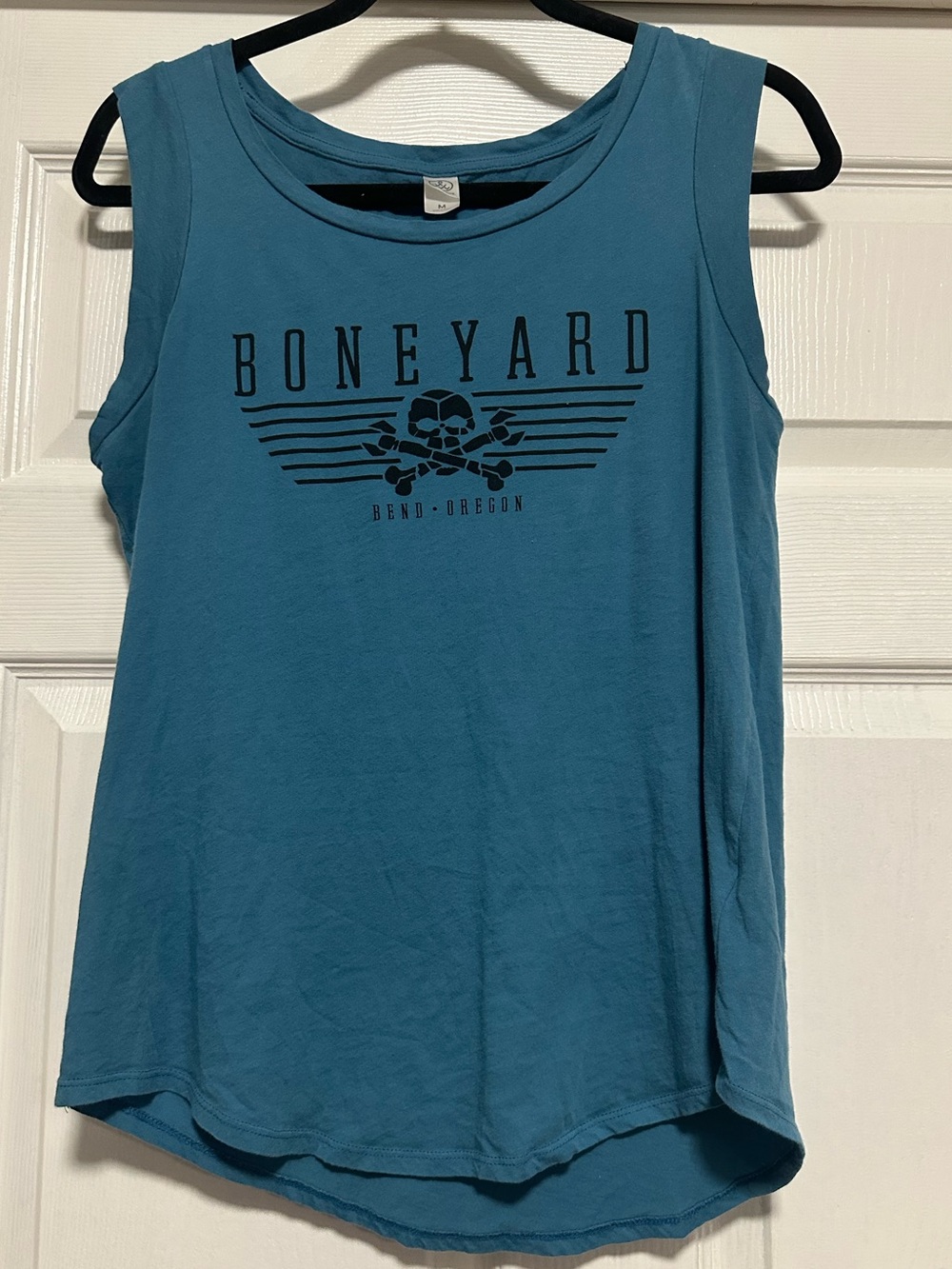 Boneyard Beer Blue Tank Top - Bend Oregon